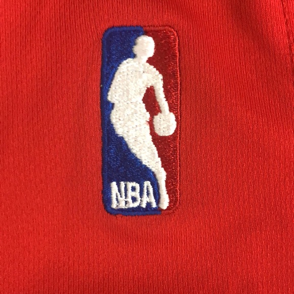 Adidas L Top Red White Jersey Rockets Short Sleeve Harden 13 Excellent Condition - Picture 7 of 13